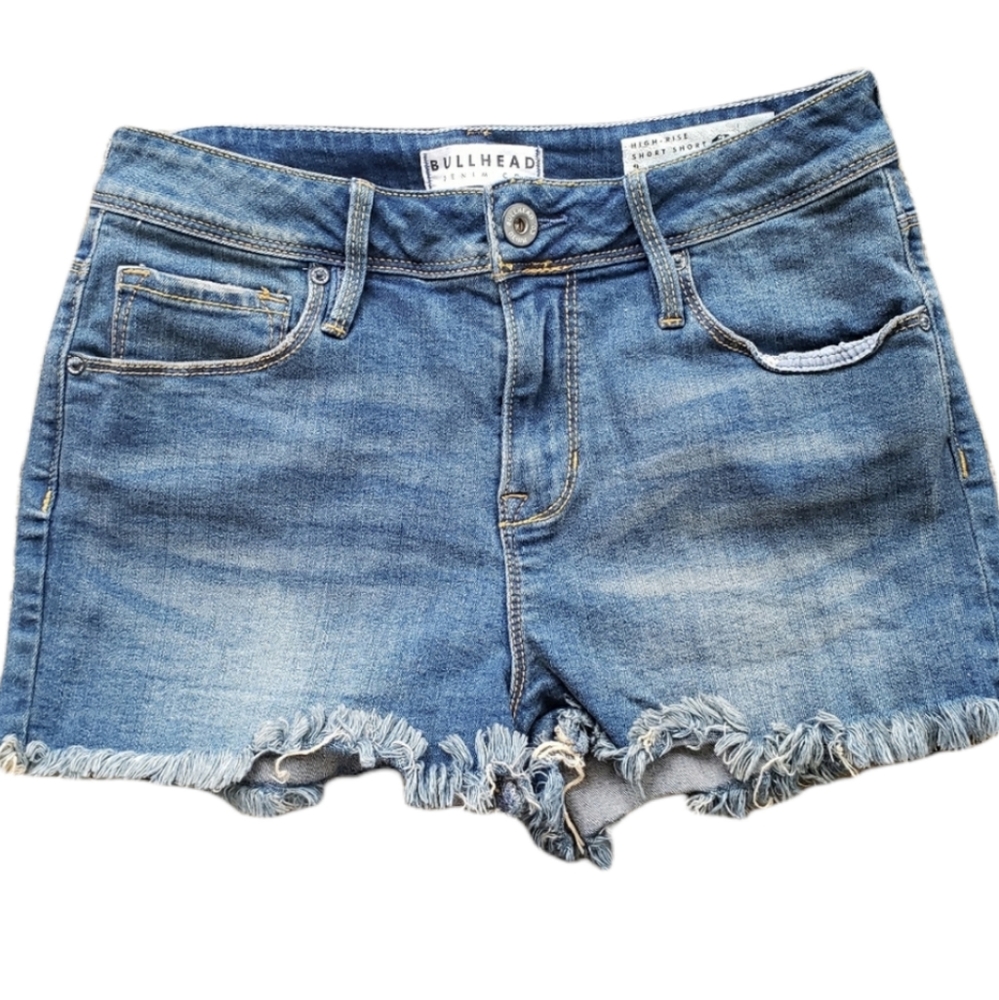 High Rise cutoff denim shorts 9 Bullhead